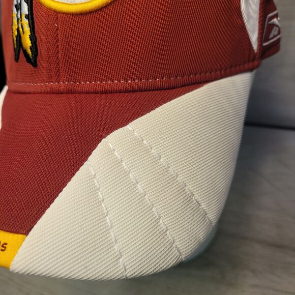 Reebok NFL Authentic Sideline Washington Redskins Logo Cap Hat Fitted Flex Fit - Picture 2 of 10